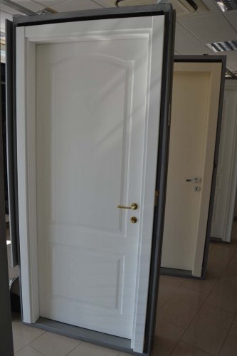 Porta Pantografata con Decoro, laccata Bianco standard (1)