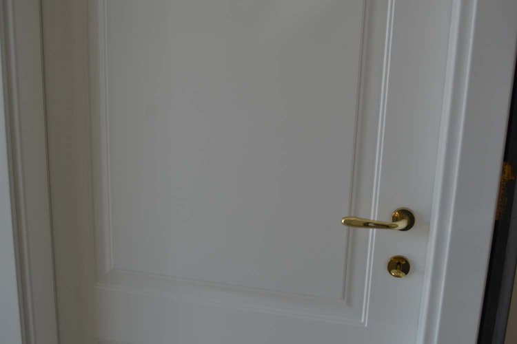 Porta Pantografata con Decoro, laccata Bianco standard (2)